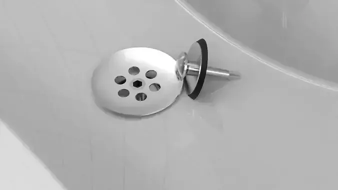 Popup plug for bathroom sink