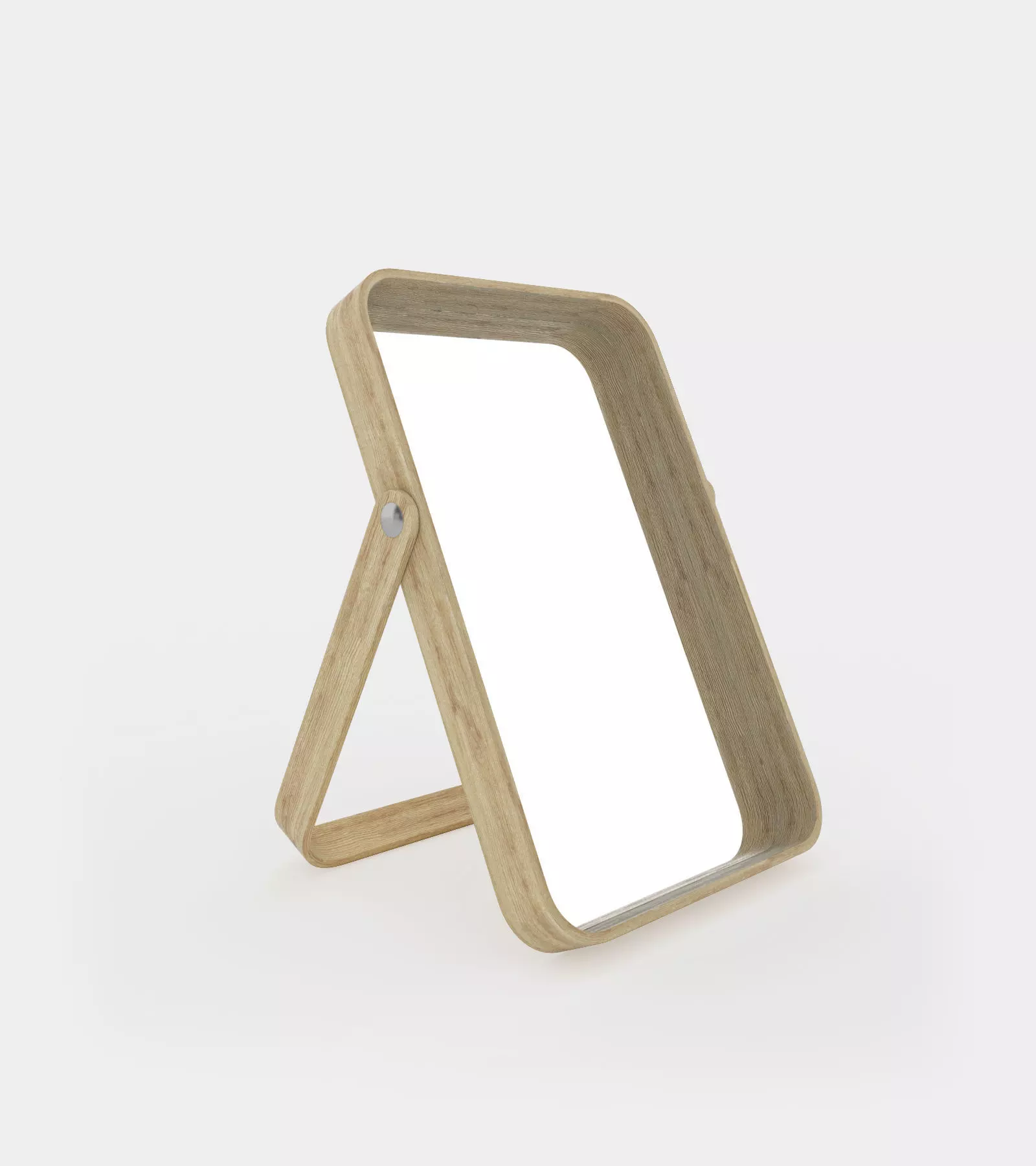 Ash table mirror 3D model_0