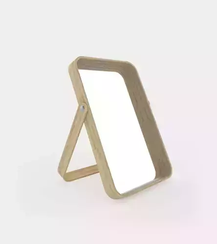 Ash table mirror 3D model