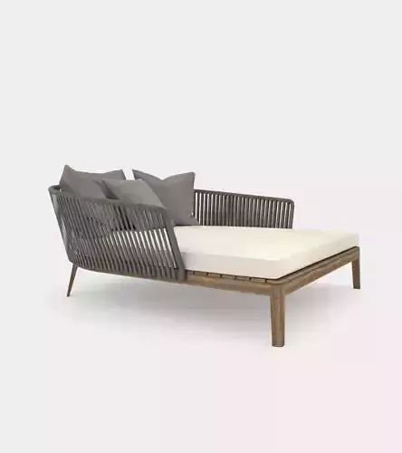 Comfortable daybed for outside 3D model