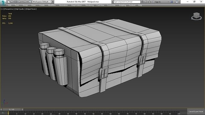 Meds for games Low-poly 3D model