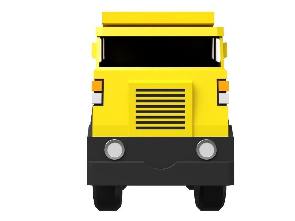 Toy Truck 3D model_7