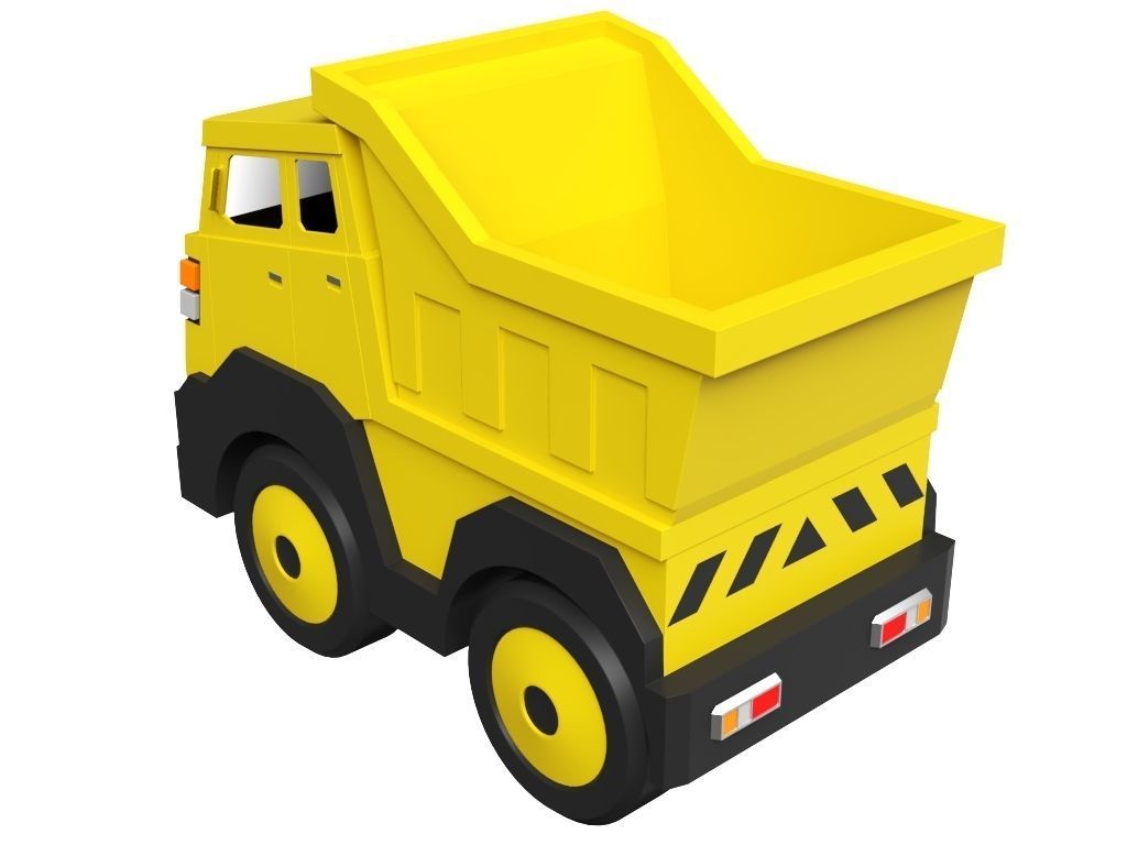 Toy Truck 3D model_9