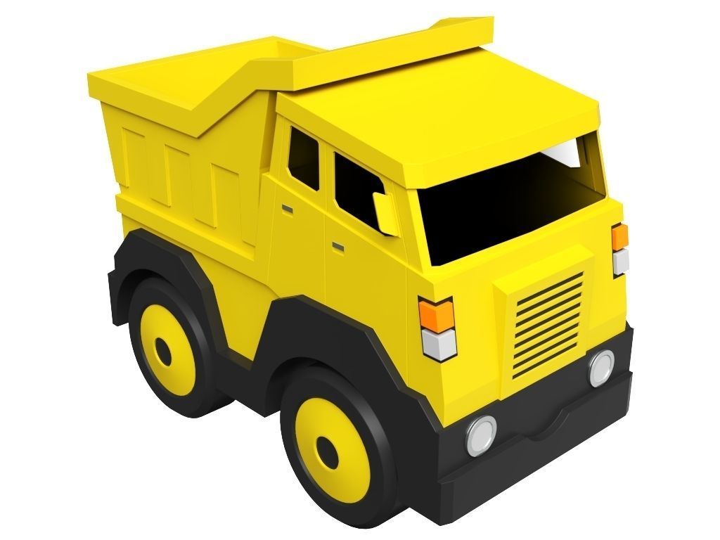 Toy Truck 3D model_8