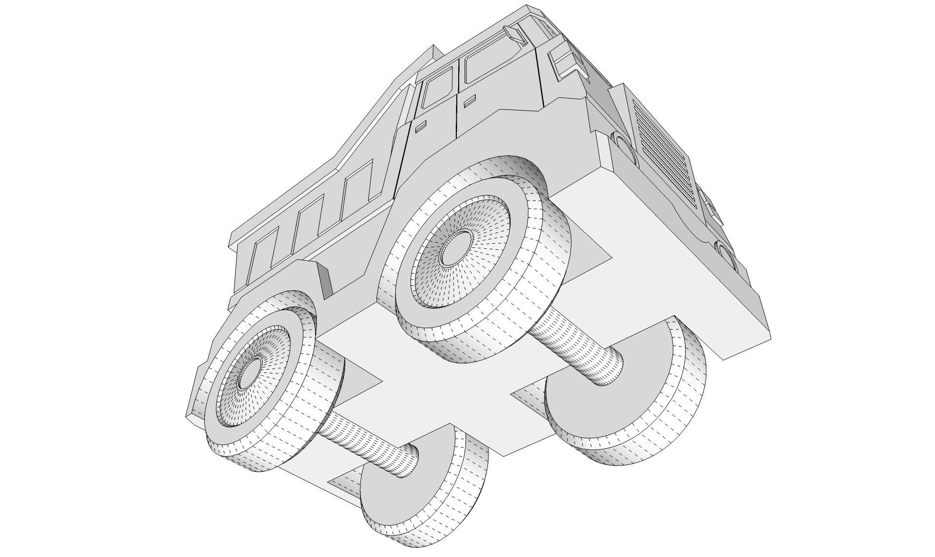 Toy Truck 3D model_17