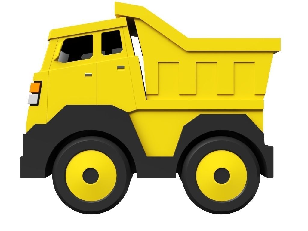 Toy Truck 3D model_5