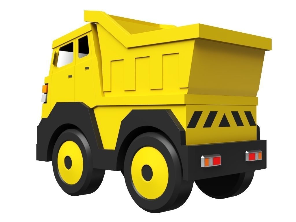 Toy Truck 3D model_4