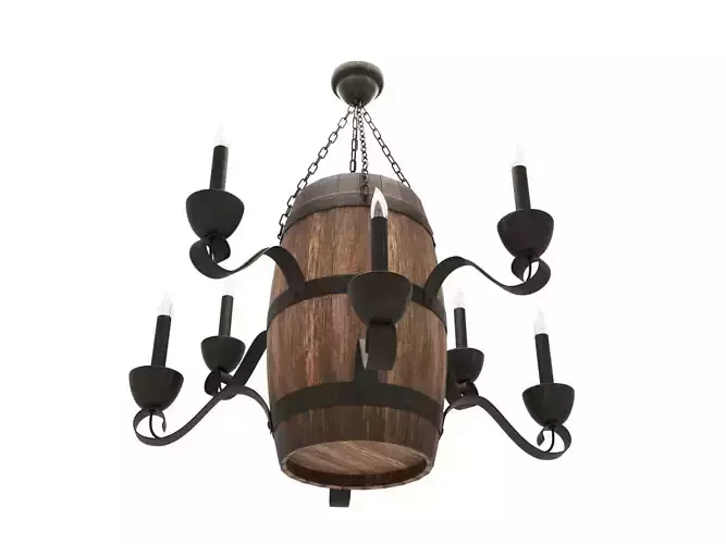 Barrel Lamp2 3D model