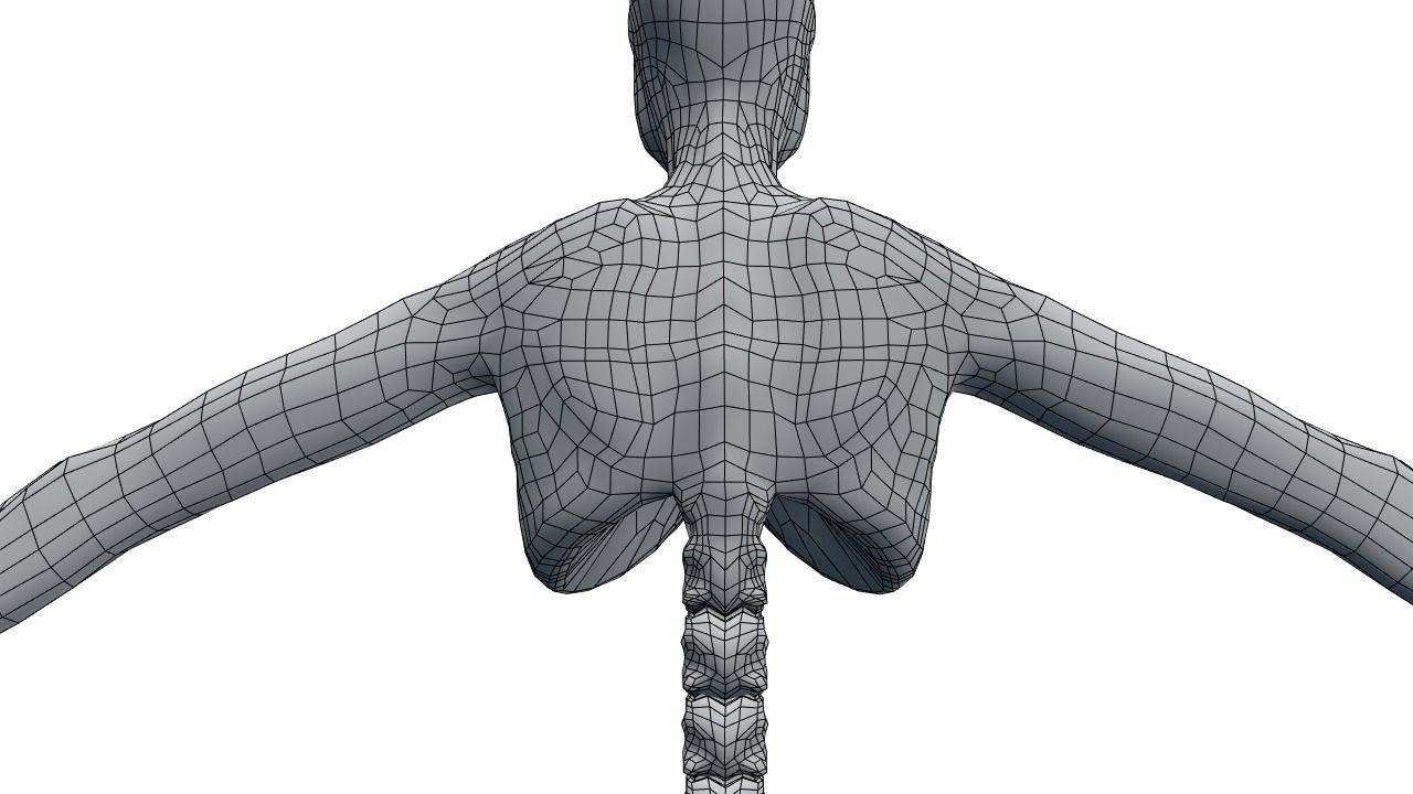 Low Poly Shrouded Specter Rigged Character With PBR Materials Low-poly 3D model_50