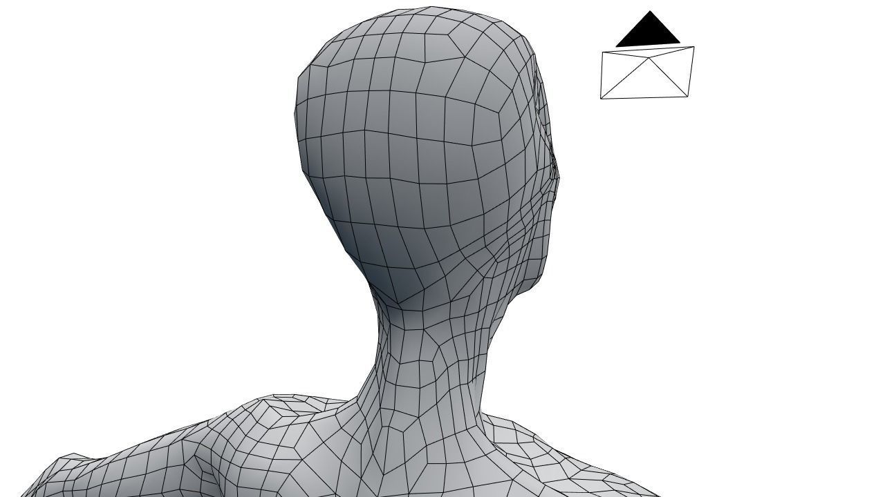 Low Poly Shrouded Specter Rigged Character With PBR Materials Low-poly 3D model_47