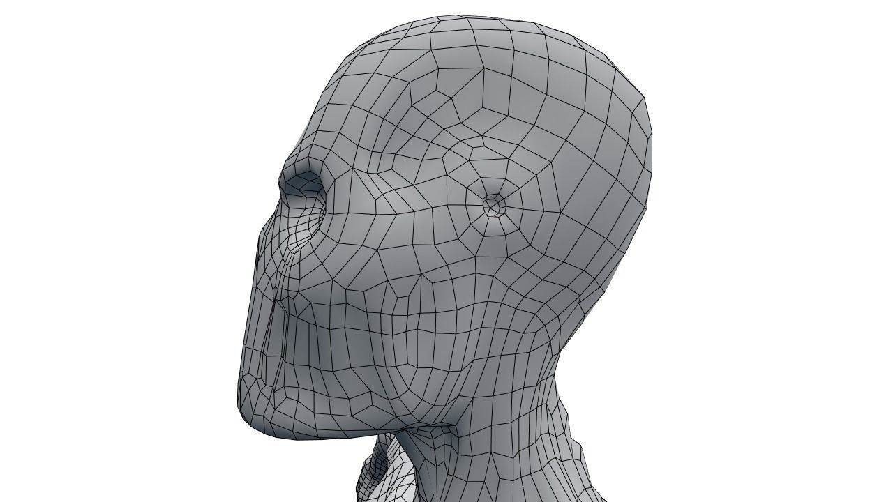 Low Poly Shrouded Specter Rigged Character With PBR Materials Low-poly 3D model_51