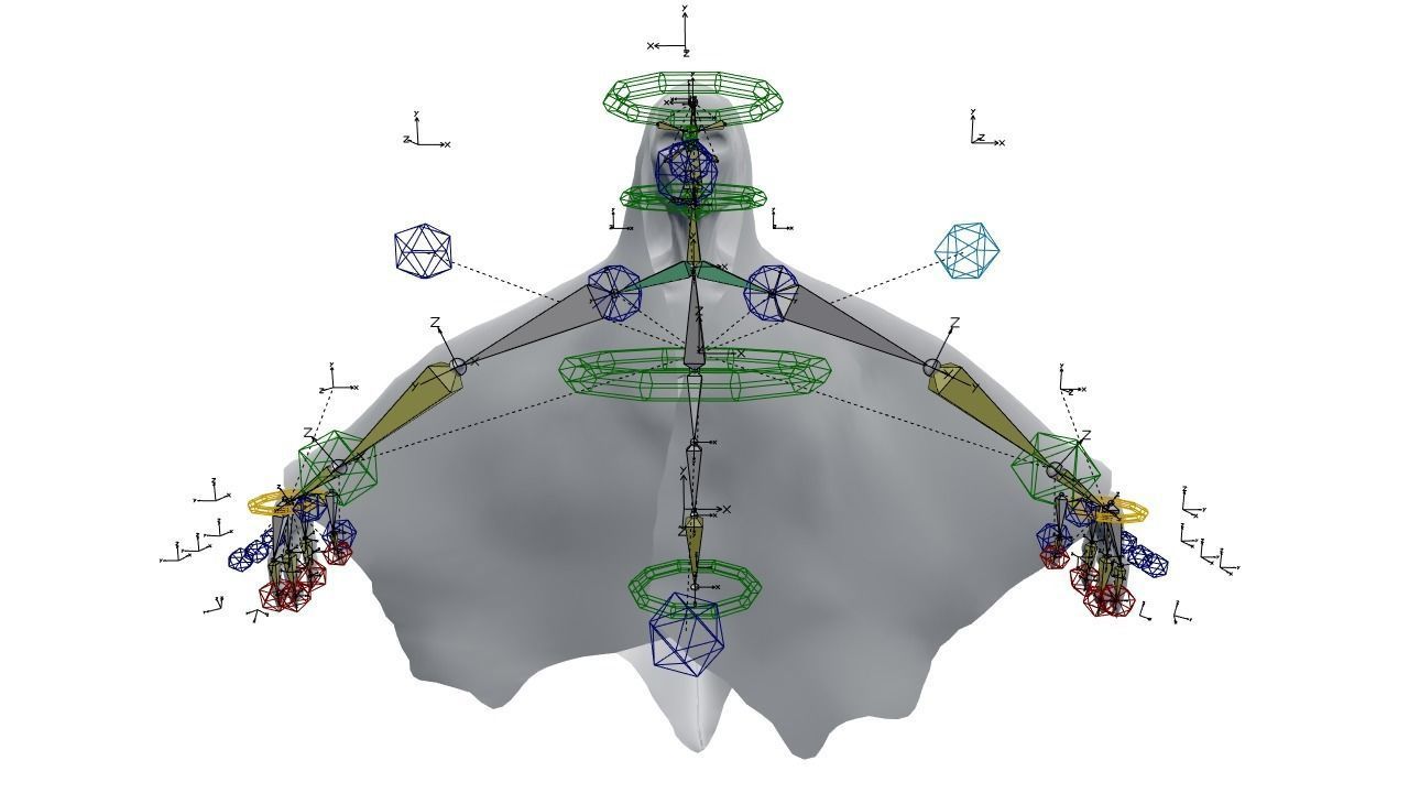 Low Poly Shrouded Specter Rigged Character With PBR Materials Low-poly 3D model_54