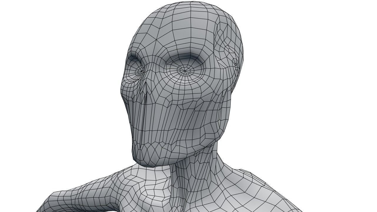 Low Poly Shrouded Specter Rigged Character With PBR Materials Low-poly 3D model_45