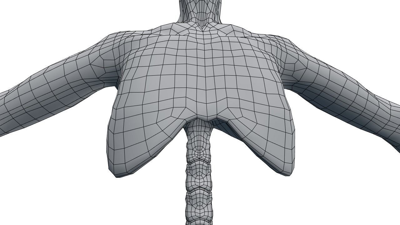 Low Poly Shrouded Specter Rigged Character With PBR Materials Low-poly 3D model_49