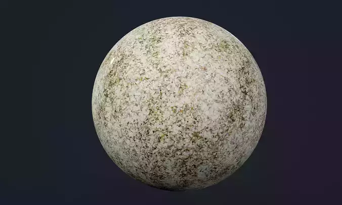 Granite White Yellow Seamless PBR Texture Texture