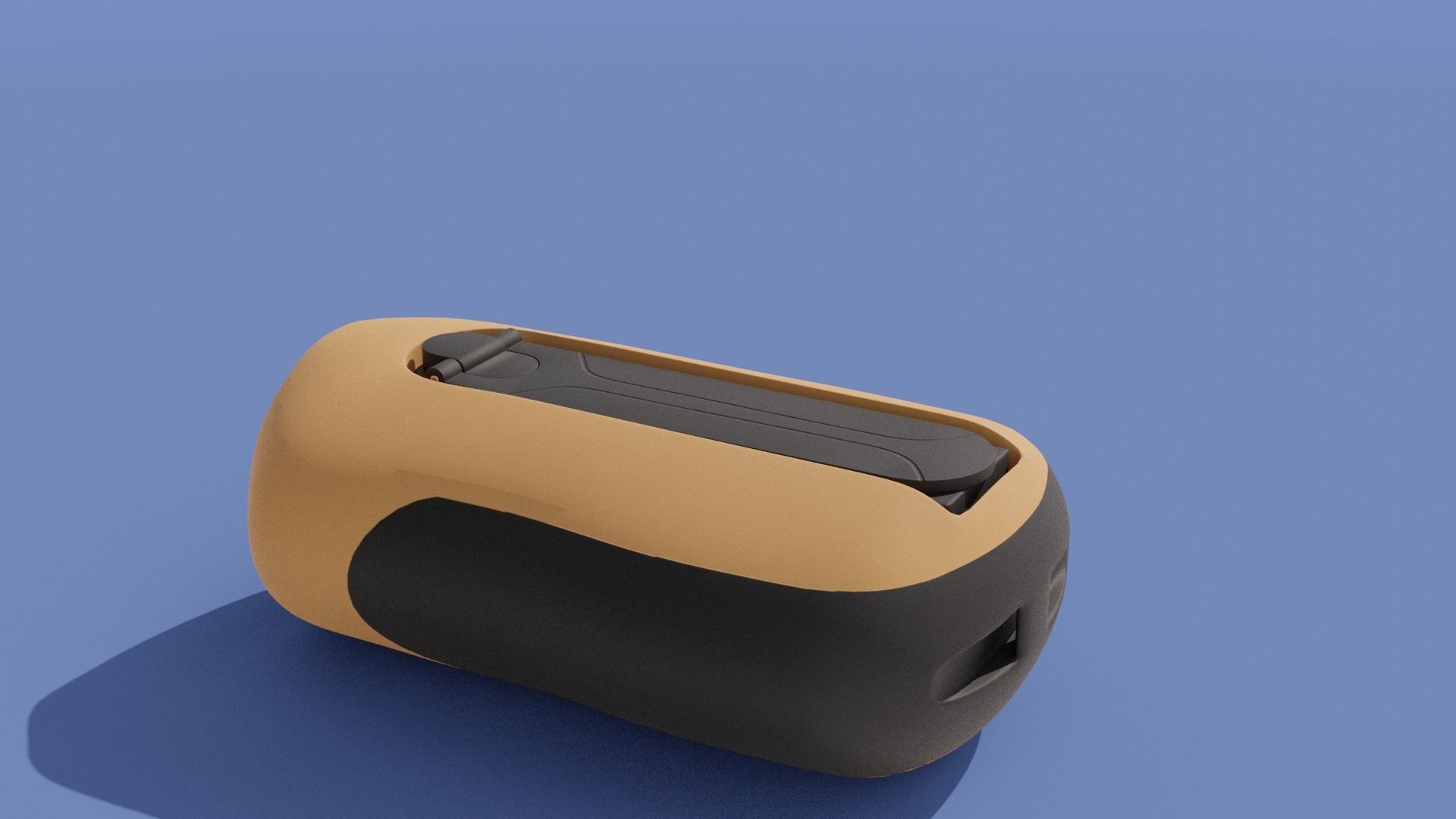 Crank-powered Pocket Flashlight 3D model_20