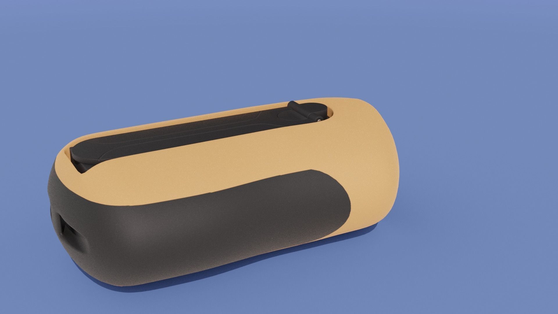 Crank-powered Pocket Flashlight 3D model_18