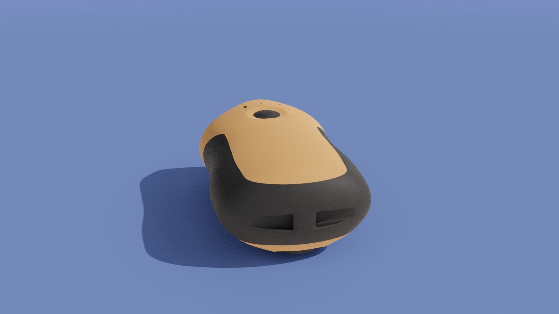 Crank-powered Pocket Flashlight 3D model_3