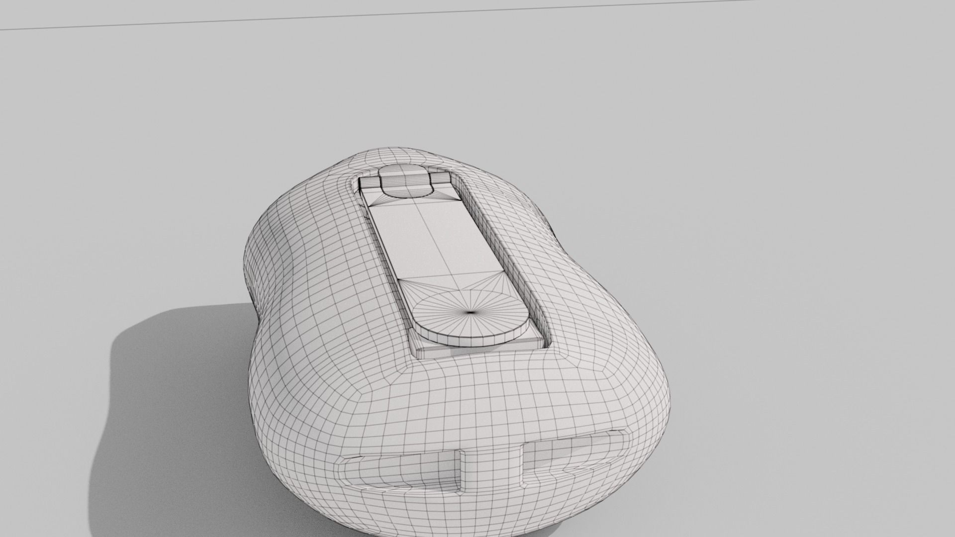 Crank-powered Pocket Flashlight 3D model_13