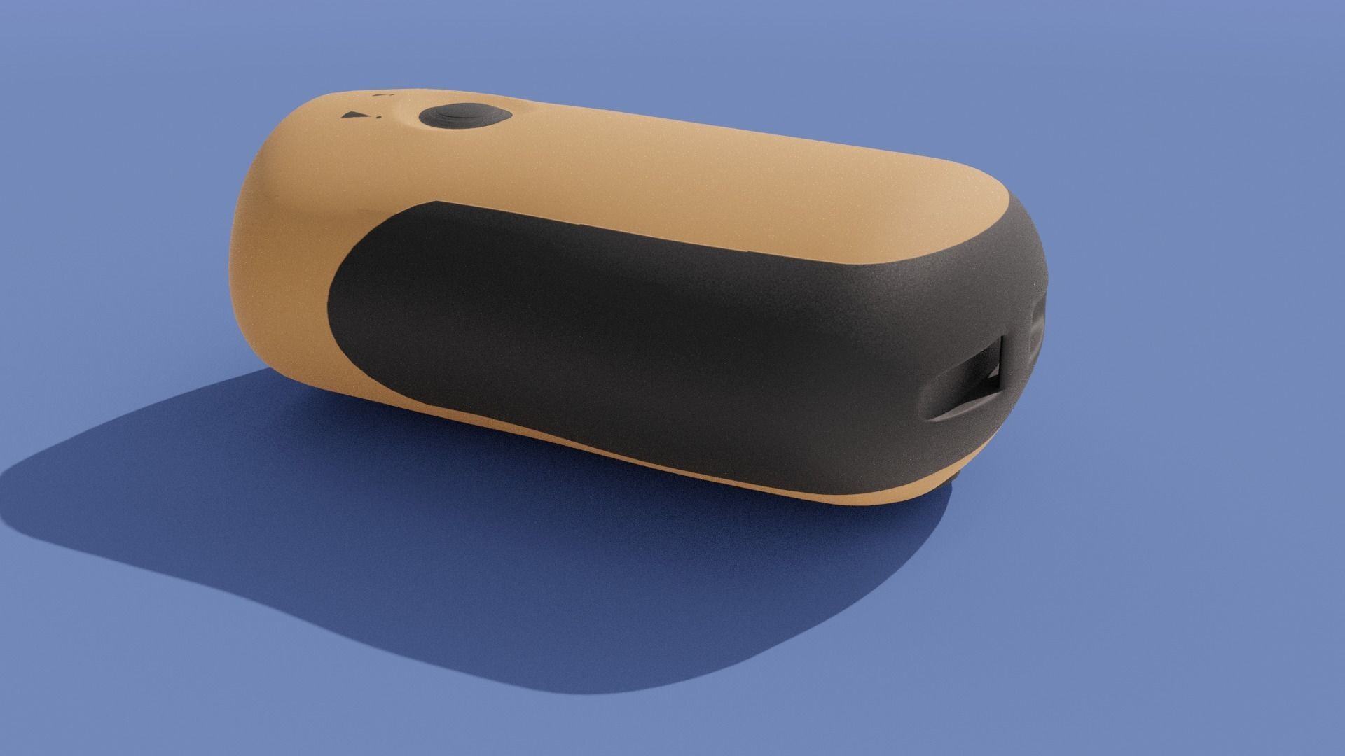 Crank-powered Pocket Flashlight 3D model_4