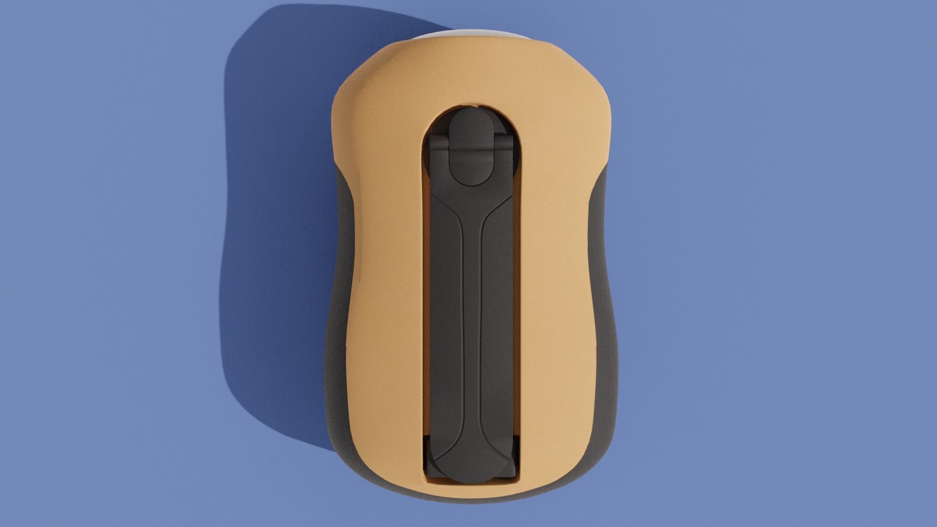 Crank-powered Pocket Flashlight 3D model_14