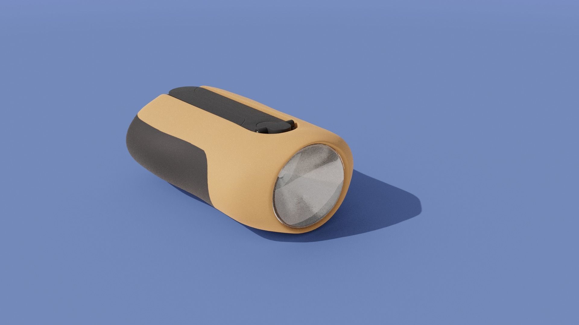 Crank-powered Pocket Flashlight 3D model_16