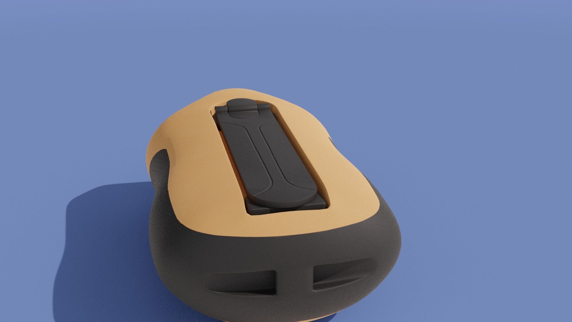 Crank-powered Pocket Flashlight 3D model_12
