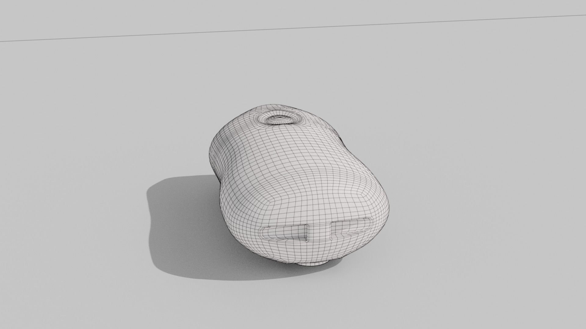 Crank-powered Pocket Flashlight 3D model_9