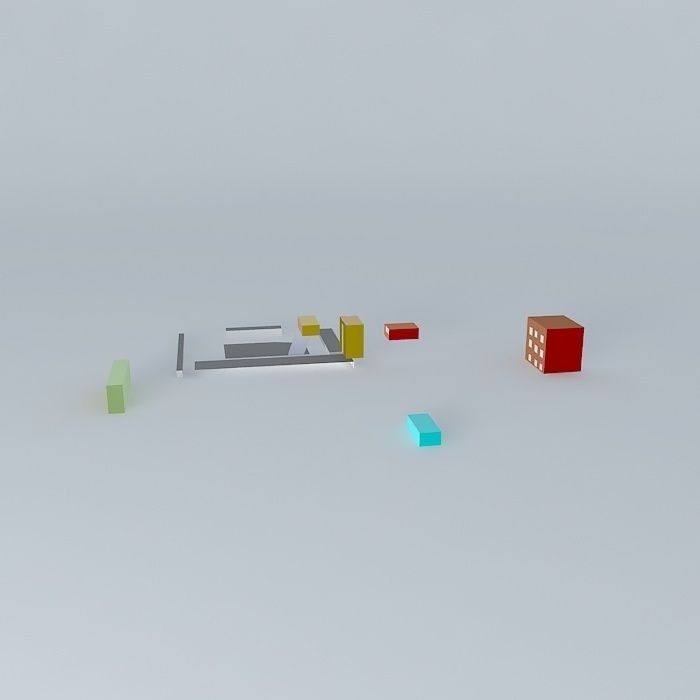 City of the Future 2013 Enache Denisa - 8th form Free 3D model_2