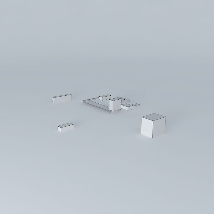 City of the Future 2013 Enache Denisa - 8th form Free 3D model_4