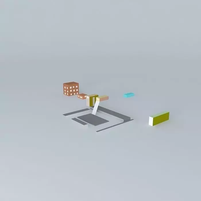 City of the Future 2013 Enache Denisa - 8th form Free 3D model_0