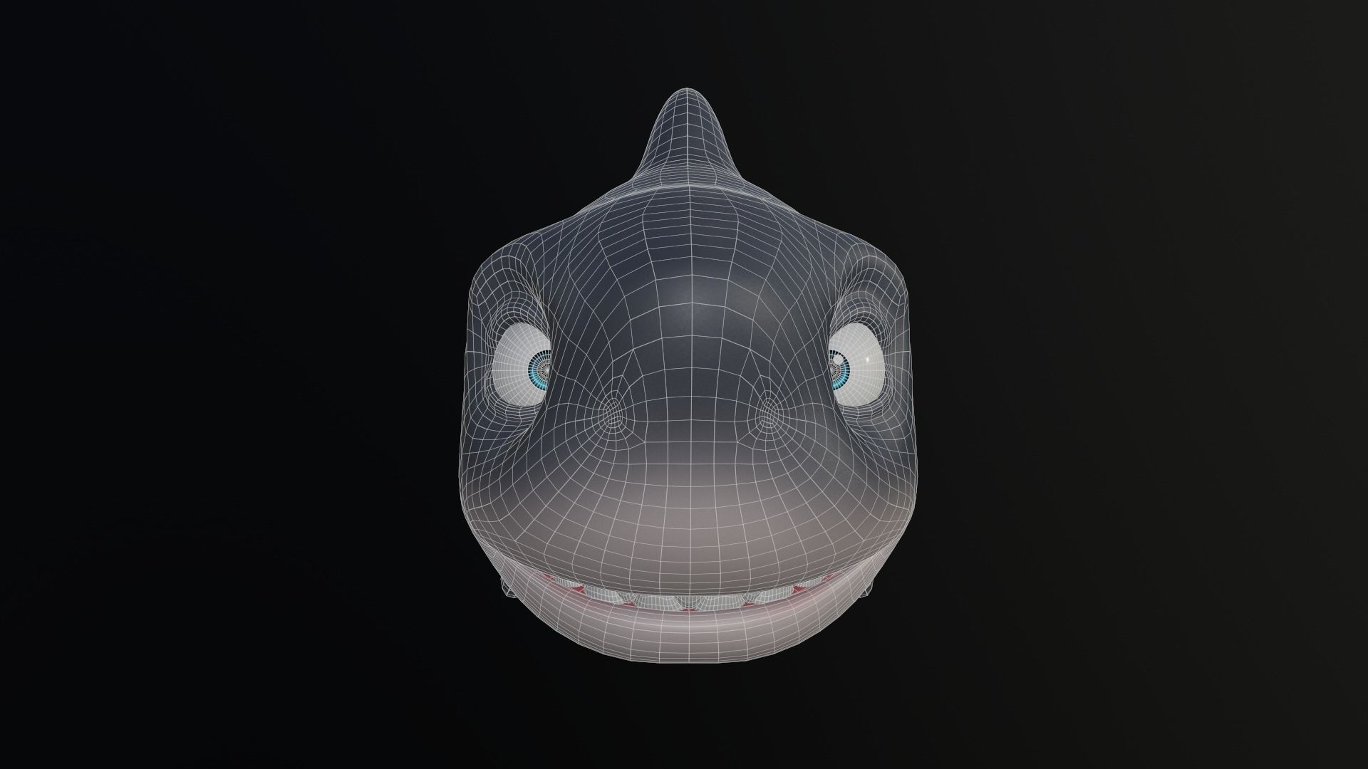 Asset - Cartoons - Animal - Shark Low-poly 3D model_10