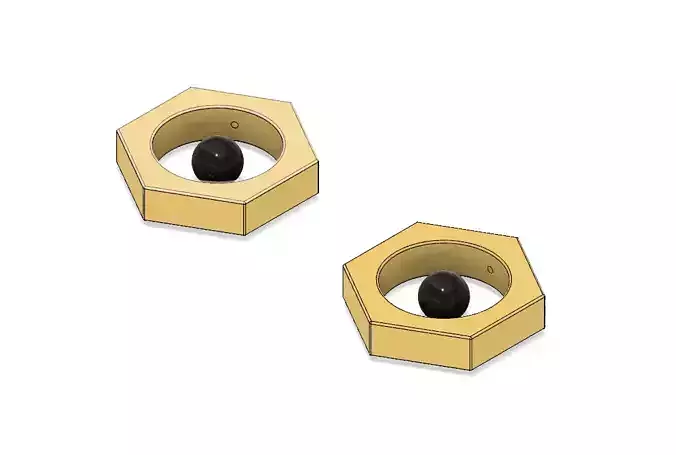 PoGo Meltan Earrings 3D print model
