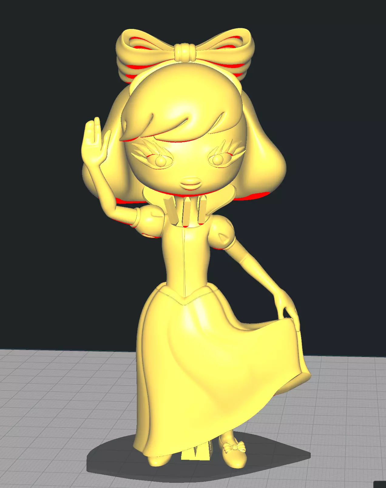 Snow White 3D print model_0