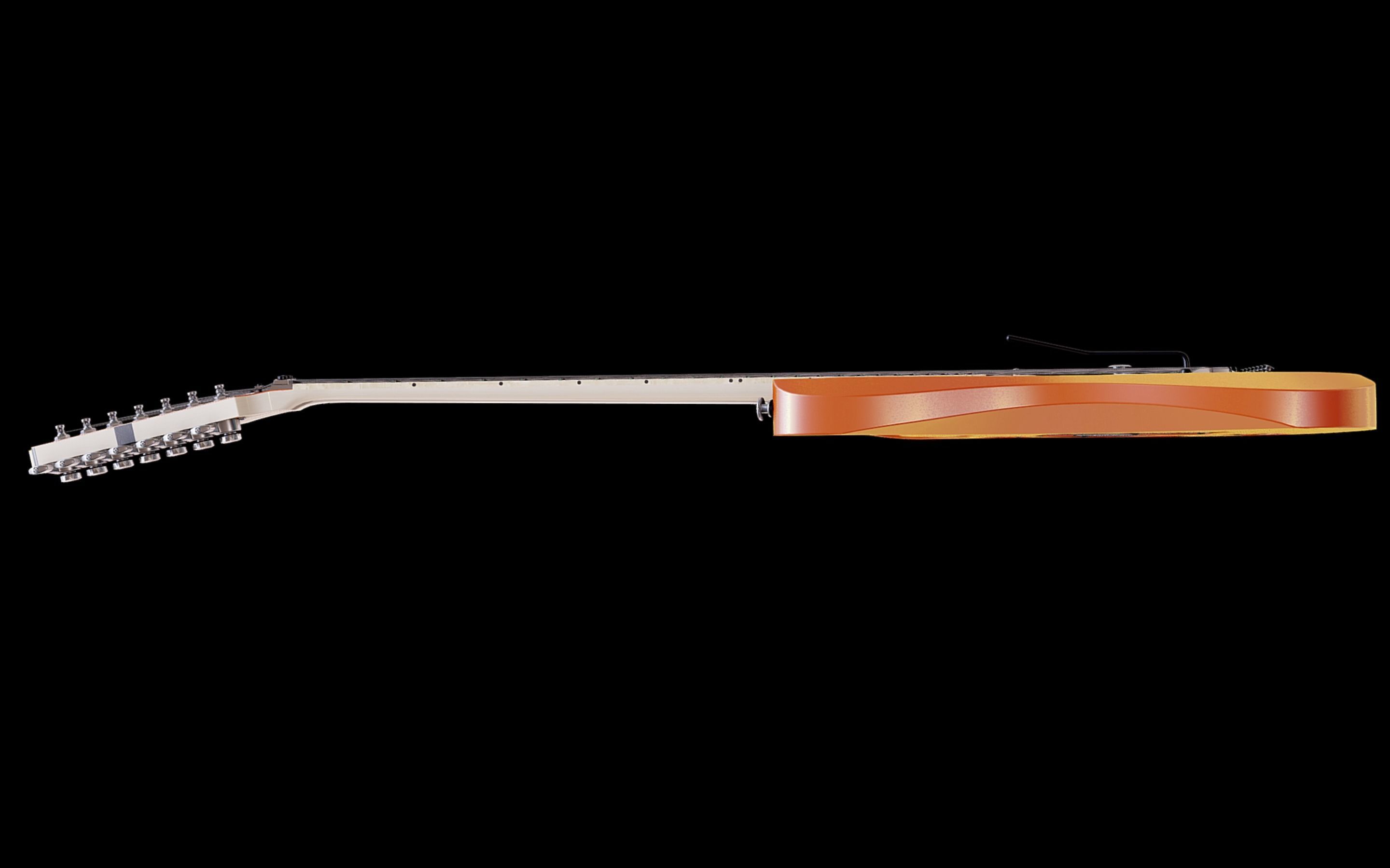 Ibanez RGD3127 - 7 strings guitar Low-poly 3D model_3