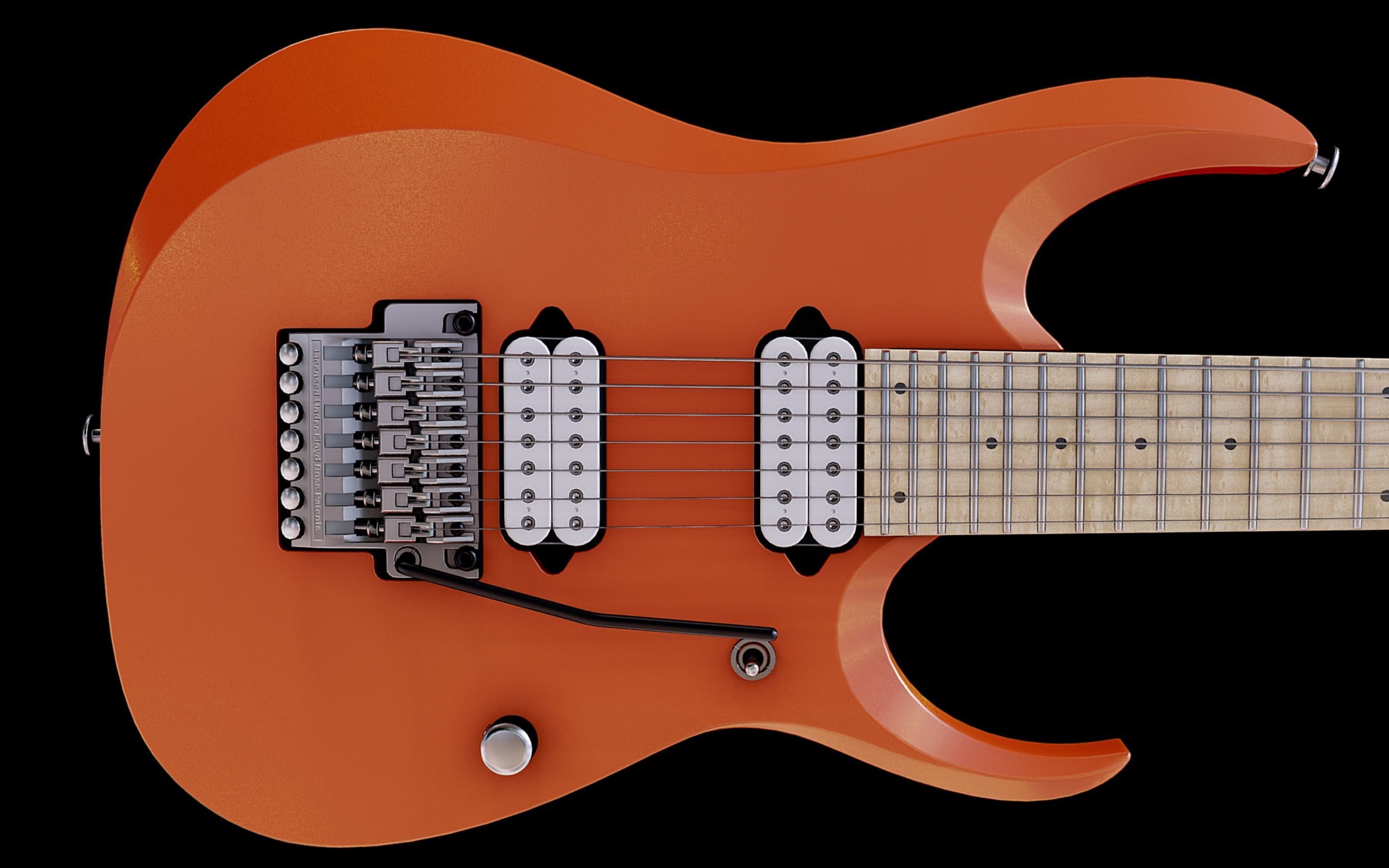 Ibanez RGD3127 - 7 strings guitar Low-poly 3D model_13