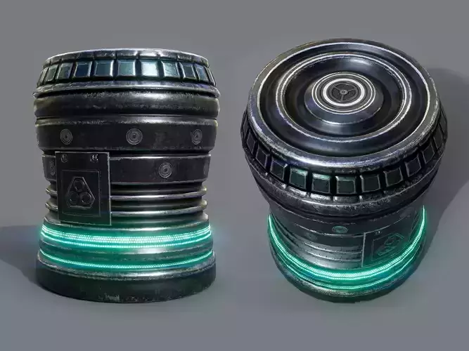 Energy cell or Futuristic grenade - 7 Color Variants