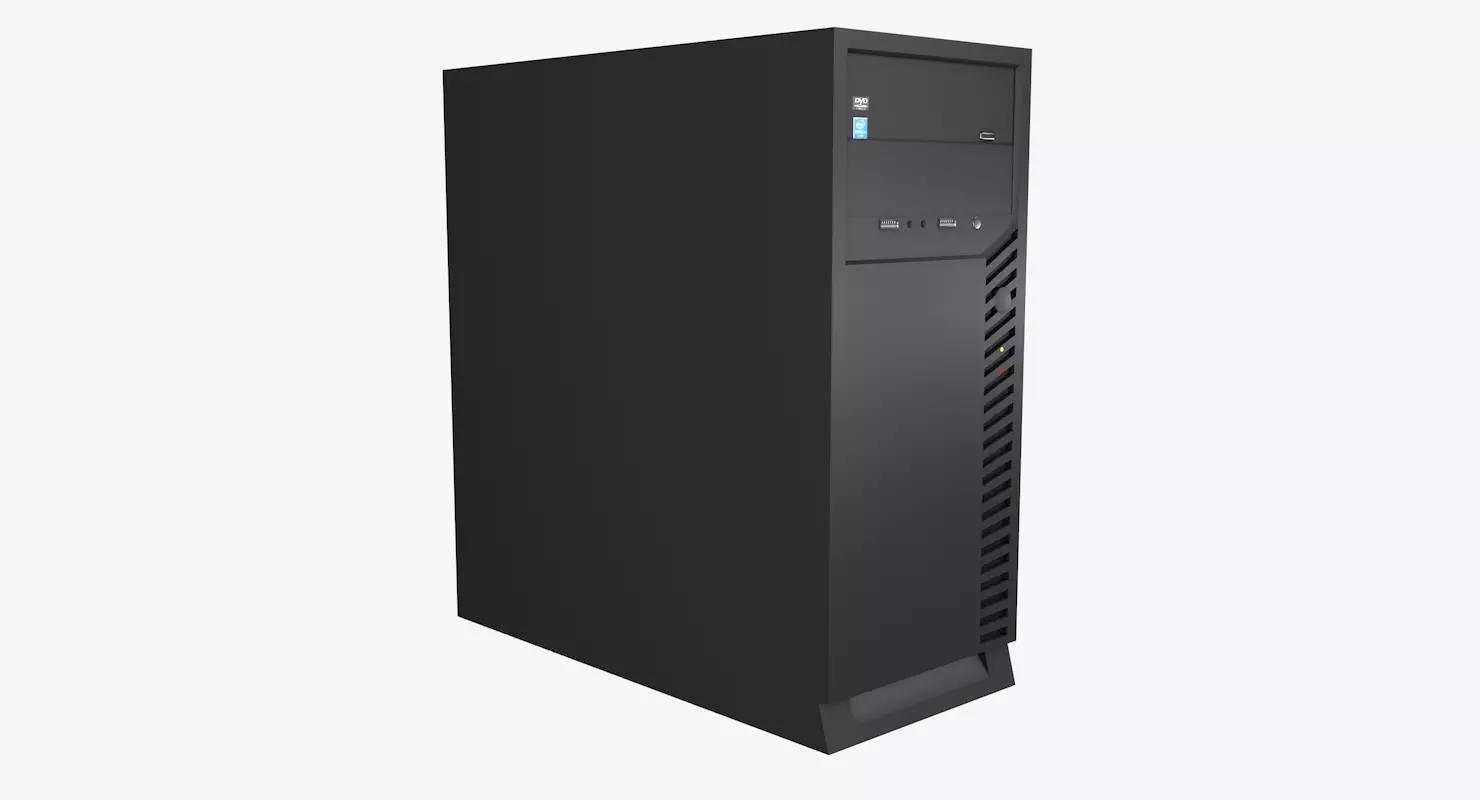PC Case Low-poly 3D model