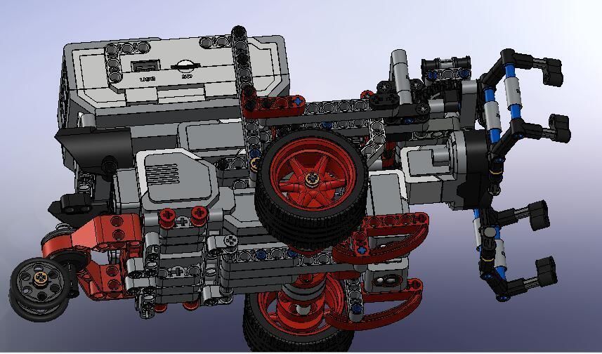 Complete structure assembling robot 3D print model_2