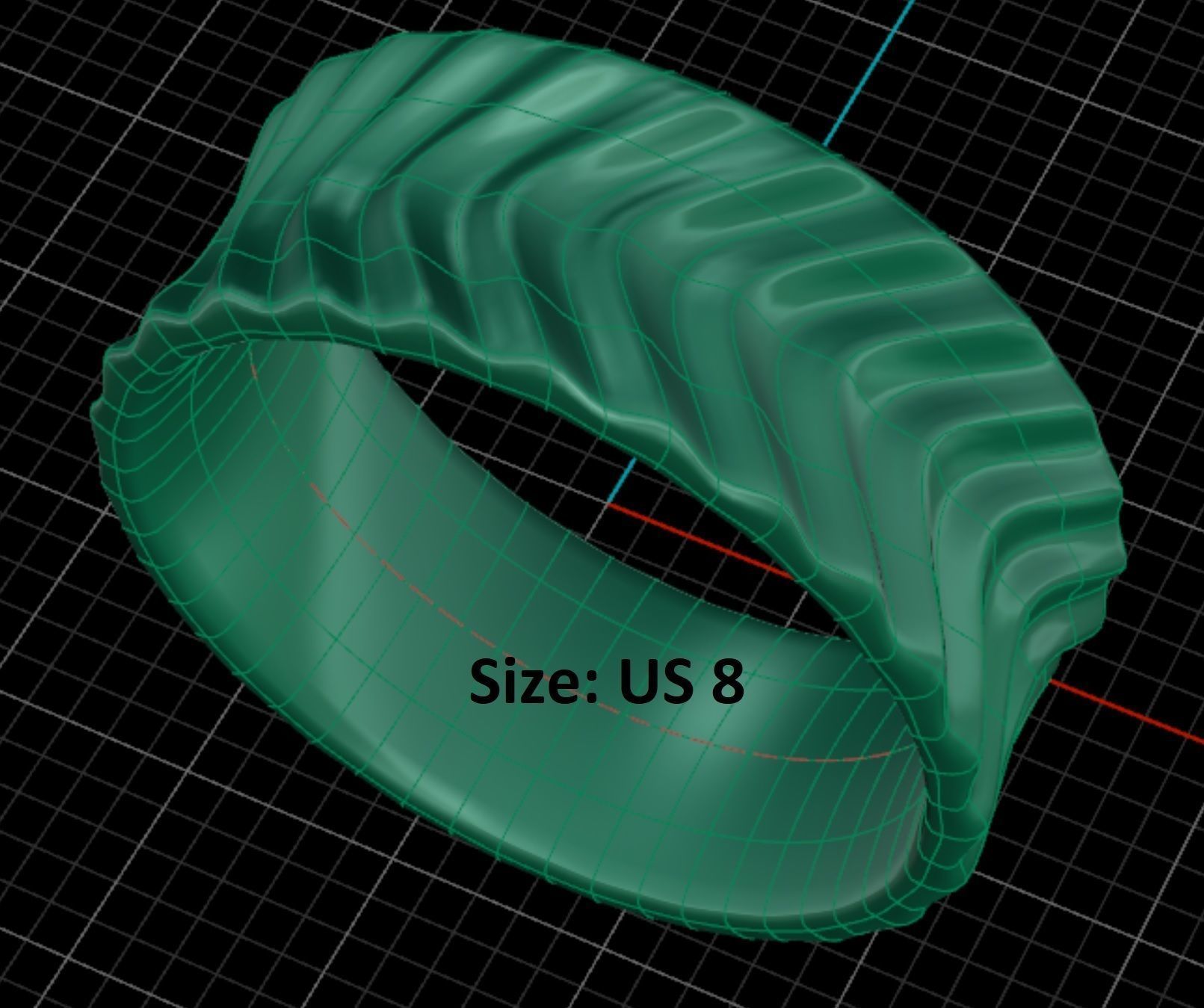 cuttlefish band 3D print model_1
