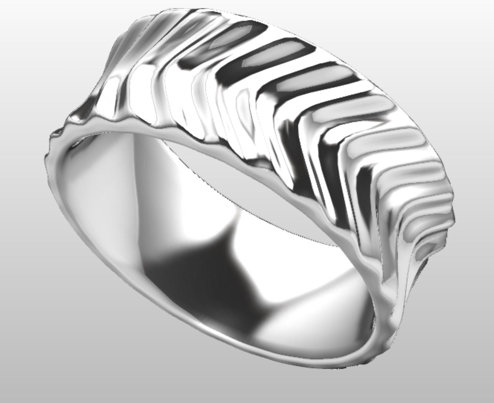 cuttlefish band 3D print model_2