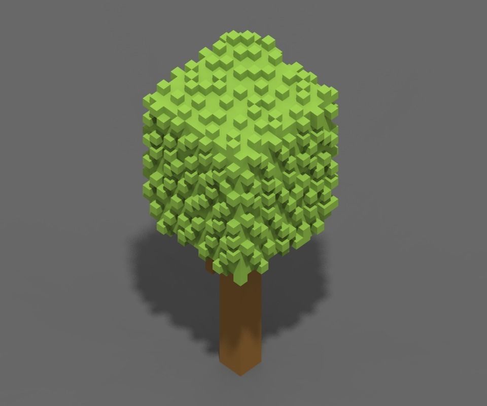 Voxel Construction Pack 85 Items Low-poly 3D model_33