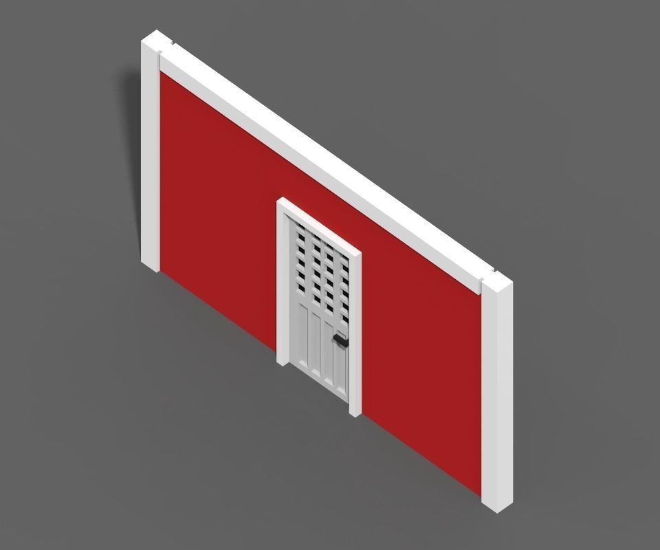 Voxel Construction Pack 85 Items Low-poly 3D model_76