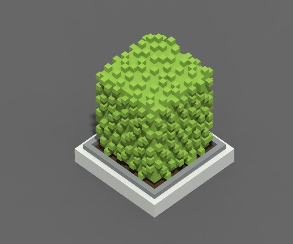 Voxel Construction Pack 85 Items Low-poly 3D model_35