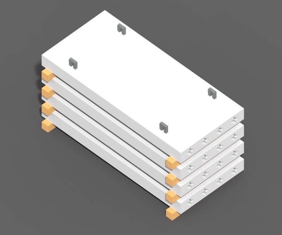 Voxel Construction Pack 85 Items Low-poly 3D model_22