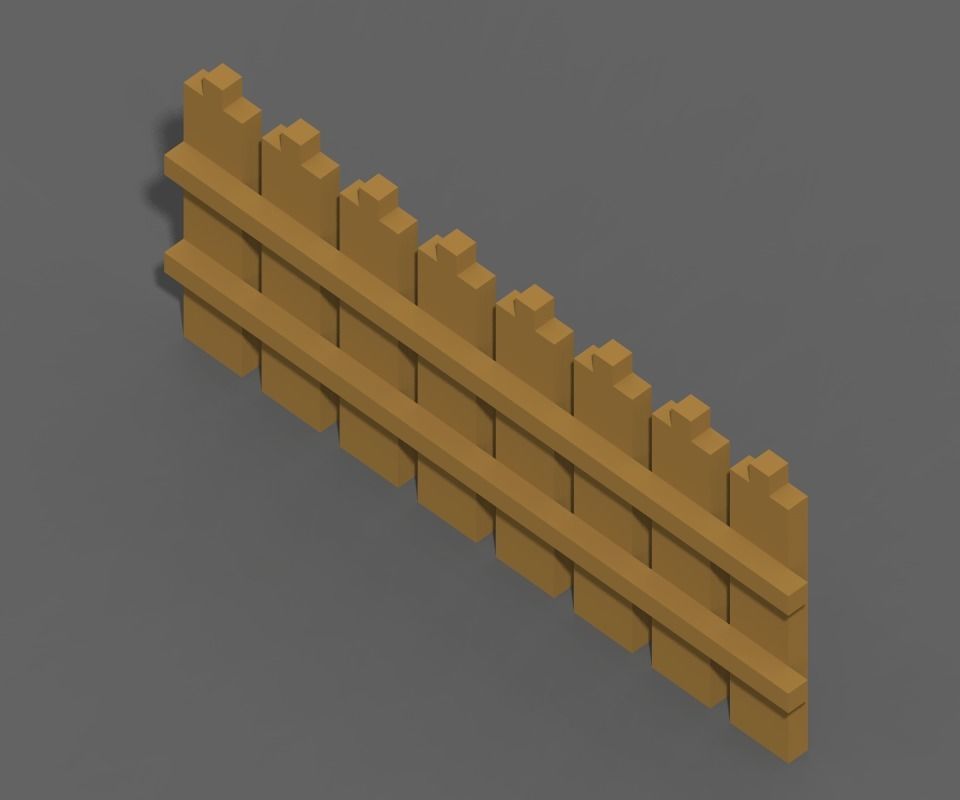 Voxel Construction Pack 85 Items Low-poly 3D model_13