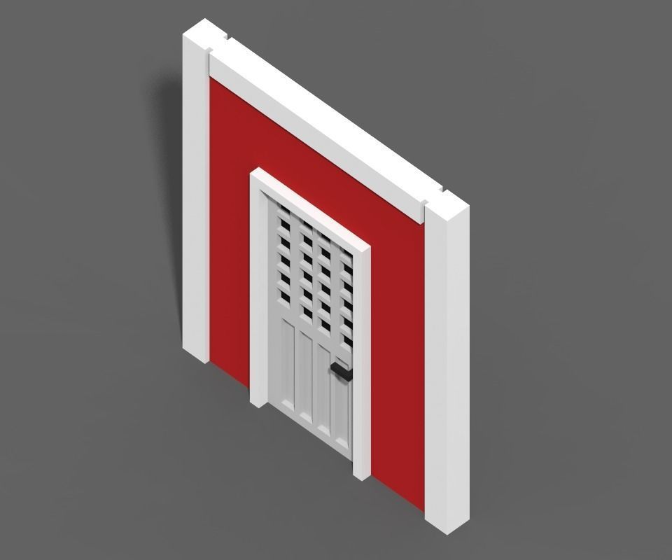 Voxel Construction Pack 85 Items Low-poly 3D model_68