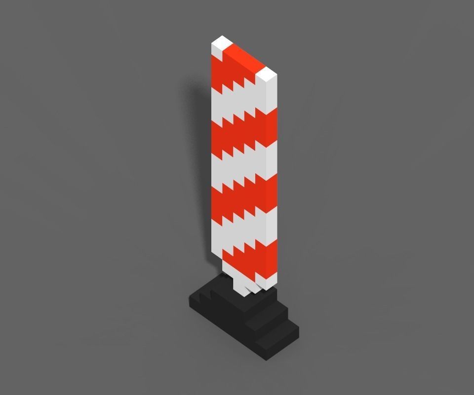 Voxel Construction Pack 85 Items Low-poly 3D model_30