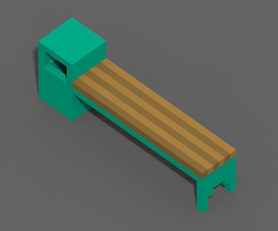 Voxel Construction Pack 85 Items Low-poly 3D model_10