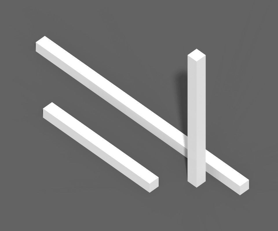 Voxel Construction Pack 85 Items Low-poly 3D model_64